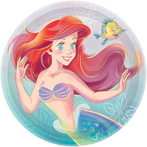 The Little Mermaid Dinner Plates - Click Image to Close